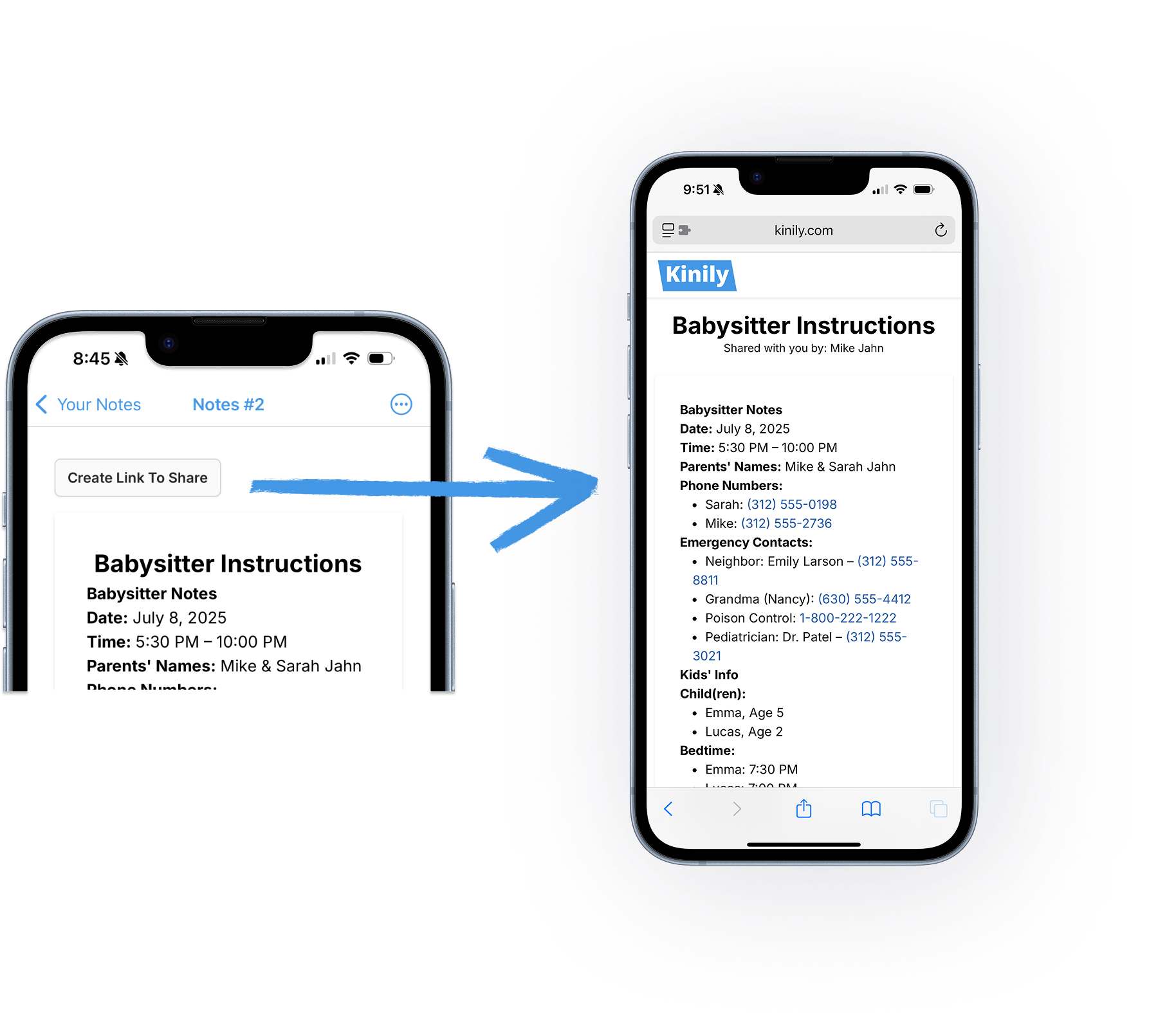 Family Dashboard App Screenshot
